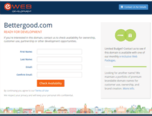 Tablet Screenshot of bettergood.com